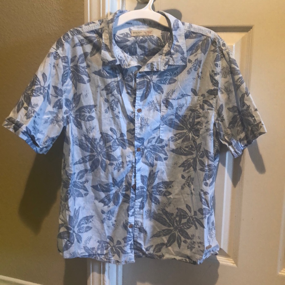 Boys Zara Hawaiian button up